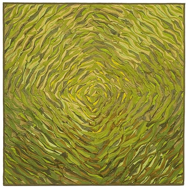 Green Spiral by Tim Harding (Fiber Wall Hanging) | Artful Home Green Spiral by Tim Harding (Fiber Wall Hanging) | Artful Home
