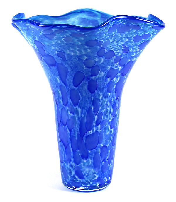 Scalloped Vase by Thomas Kelly (Art Glass Vase) | Artful Home Scalloped Vase by Thomas Kelly (Art Glass Vase) | Artful Home
