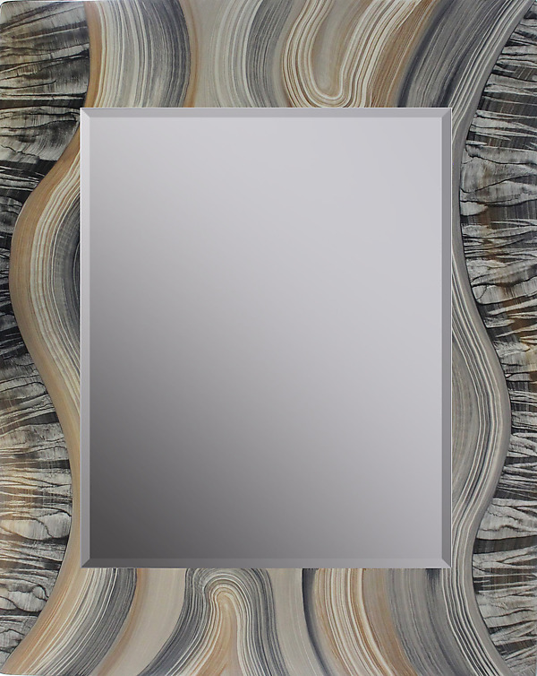Driftwood Painted Mirror by Grant-Noren (Wood Mirror) | Artful Home Driftwood Painted Mirror by Grant-Noren (Wood Mirror) | Artful Home