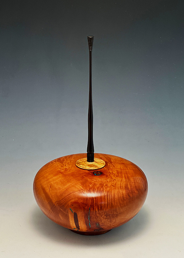 Lidded Madrone Burl by John M. Russell (Wood Vessel) | Artful Home Lidded Madrone Burl by John M. Russell (Wood Vessel) | Artful Home