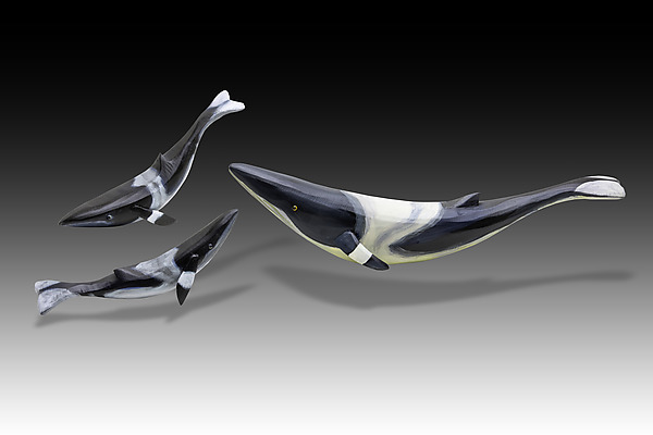Minke Whales by Dona Dalton (Wood Sculpture) | Artful Home Minke Whales by Dona Dalton (Wood Sculpture) | Artful Home