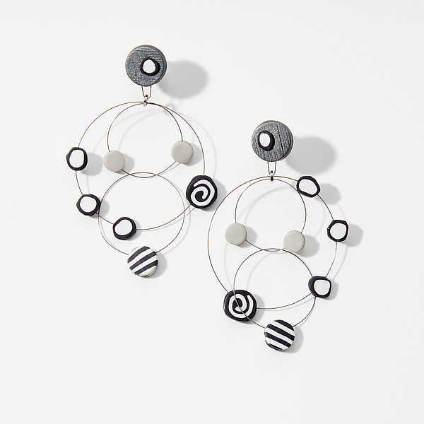 Chandelier Loop Earrings by Arden Bardol (Polymer Earrings) | Artful Home Chandelier Loop Earrings by Arden Bardol (Polymer Earrings) | Artful Home