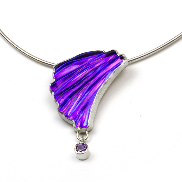 Morning Dew Pendant by Debra Adelson (Silver, Stone & Glass Necklace) | Artful Home Morning Dew Pendant by Debra Adelson (Silver, Stone & Glass Necklace) | Artful Home