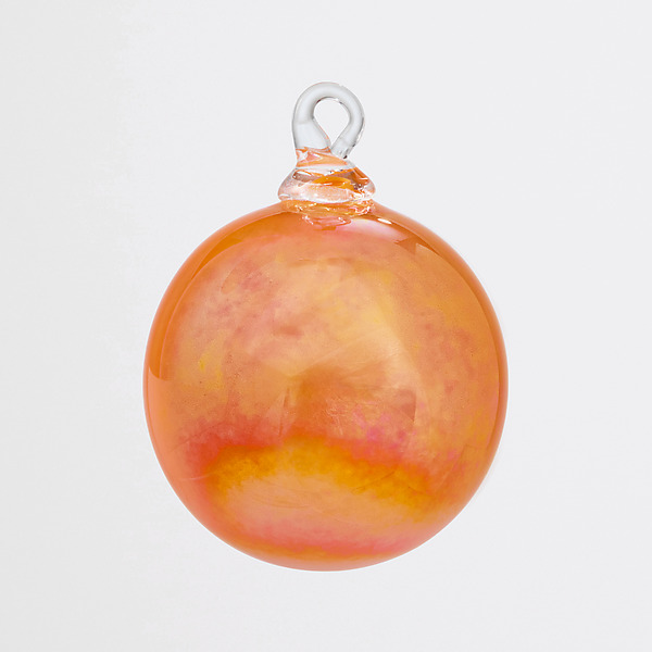 Dreamy Orange Creamsicle by Glass Eye Studio (Art Glass Ornament) | Artful Home Dreamy Orange Creamsicle by Glass Eye Studio (Art Glass Ornament) | Artful Home