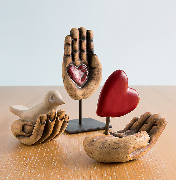 Hand Sculptures by Cathy Broski (Ceramic Sculpture) | Artful Home Hand Sculptures by Cathy Broski (Ceramic Sculpture) | Artful Home