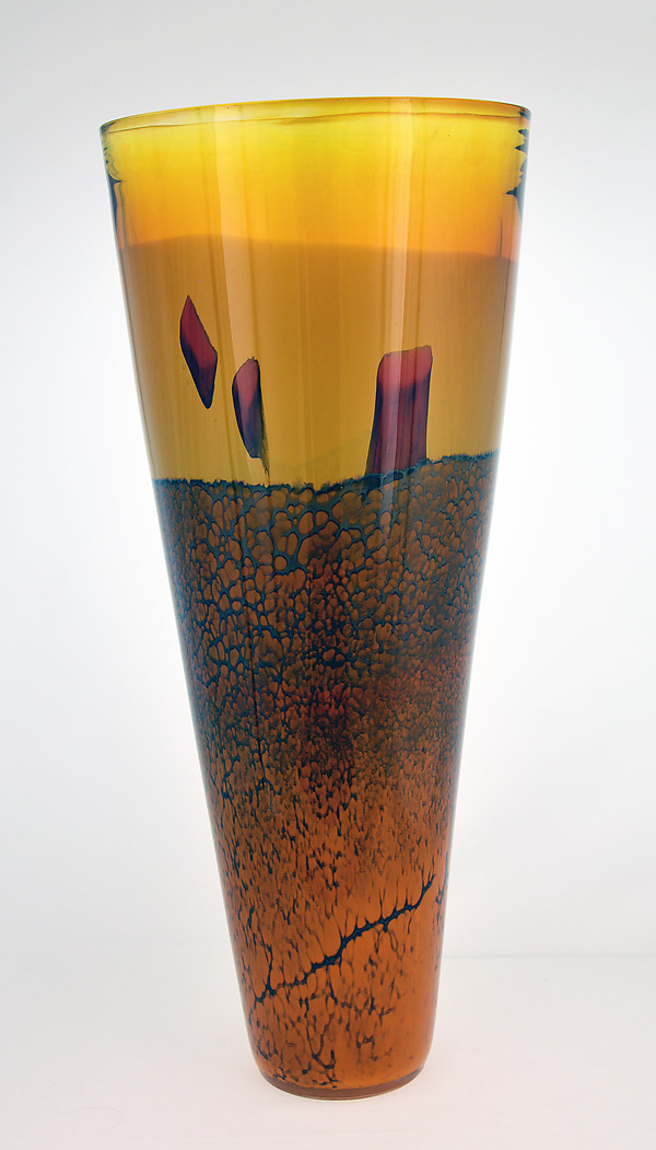 Desert Series Tapered Vase by Steven Main (Art Glass Vase) | Artful Home Desert Series Tapered Vase by Steven Main (Art Glass Vase) | Artful Home