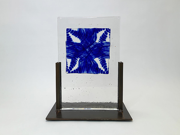 Indigo Float Casting by Dierk Van Keppel (Art Glass Sculpture) | Artful Home Indigo Float Casting by Dierk Van Keppel (Art Glass Sculpture) | Artful Home