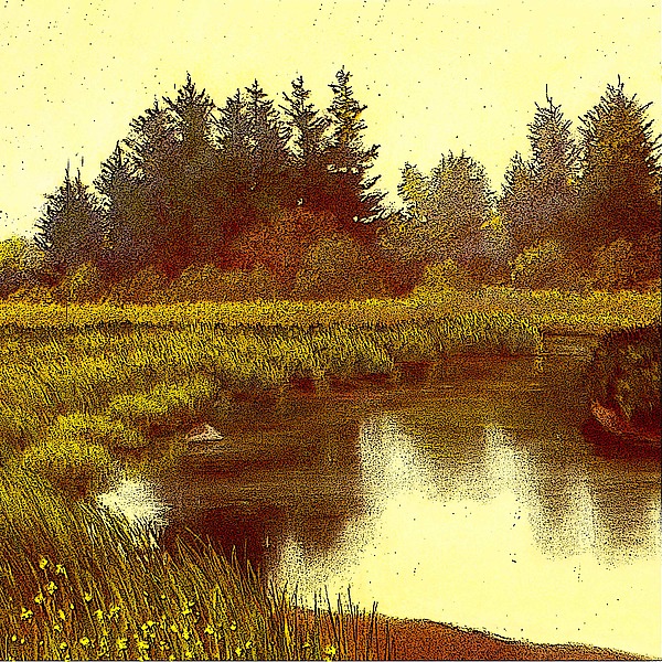 Estuary by Allan Stephenson (Giclee Print) | Artful Home Estuary by Allan Stephenson (Giclee Print) | Artful Home