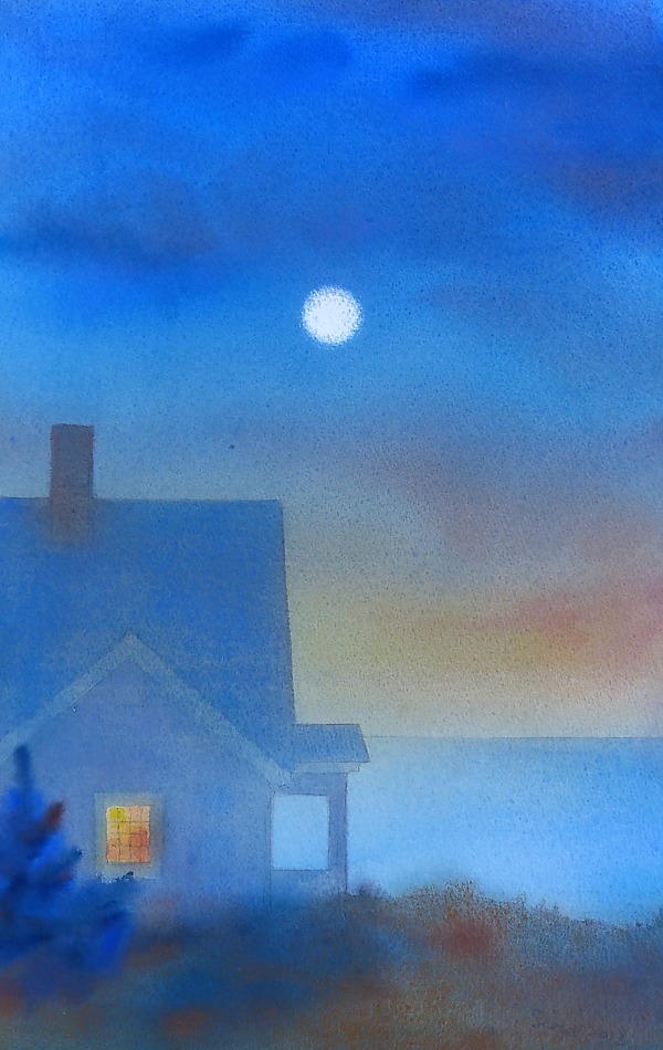 Evening Fog Departing by Suzanne Siegel (Giclee Print) | Artful Home Evening Fog Departing by Suzanne Siegel (Giclee Print) | Artful Home