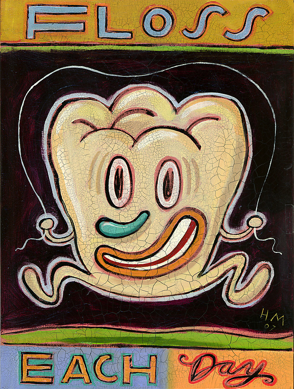 Floss Each Day by Hal Mayforth (Giclee Print) | Artful Home Floss Each Day by Hal Mayforth (Giclee Print) | Artful Home