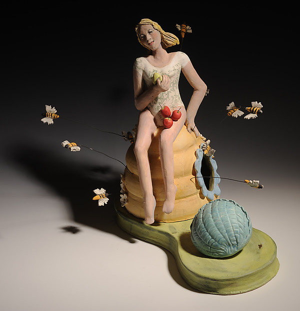 The Hum of the Bees are the Voice of the Garden by Amy Goldstein-Rice (Ceramic Sculpture) | Artful Home The Hum of the Bees are the Voice of the Garden by Amy Goldstein-Rice (Ceramic Sculpture) | Artful Home