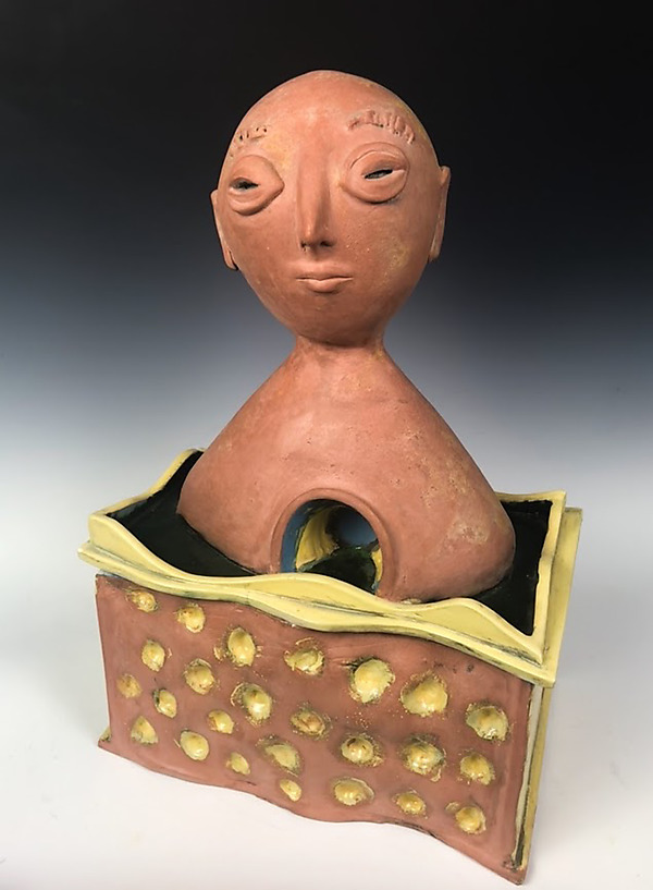 The Prize Inside by Amy Goldstein-Rice (Ceramic Sculpture) | Artful Home The Prize Inside by Amy Goldstein-Rice (Ceramic Sculpture) | Artful Home
