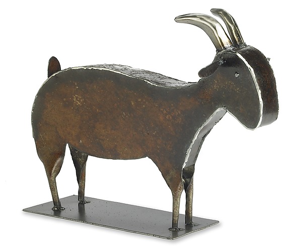 Greatest Goat by Ben Gatski and Kate Gatski (Metal Sculpture) | Artful Home Greatest Goat by Ben Gatski and Kate Gatski (Metal Sculpture) | Artful Home