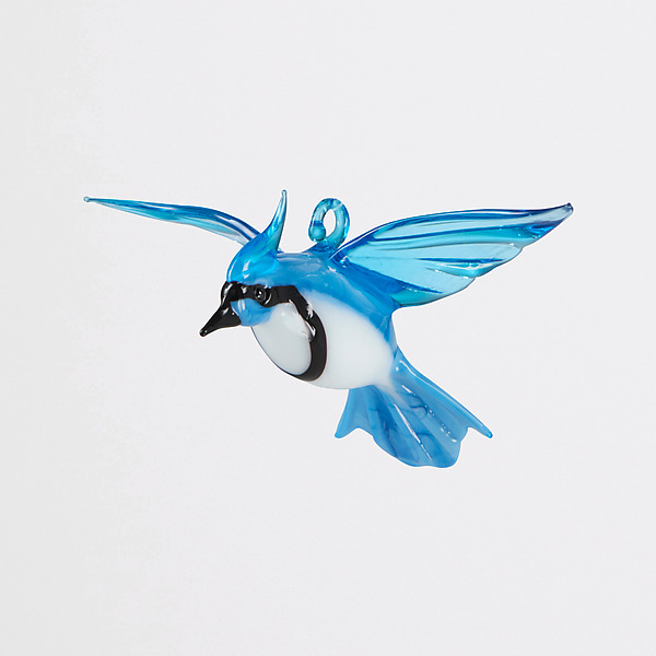 Soaring Blue Jay by WGK Glass (Art Glass Ornament) | Artful Home Soaring Blue Jay by WGK Glass (Art Glass Ornament) | Artful Home