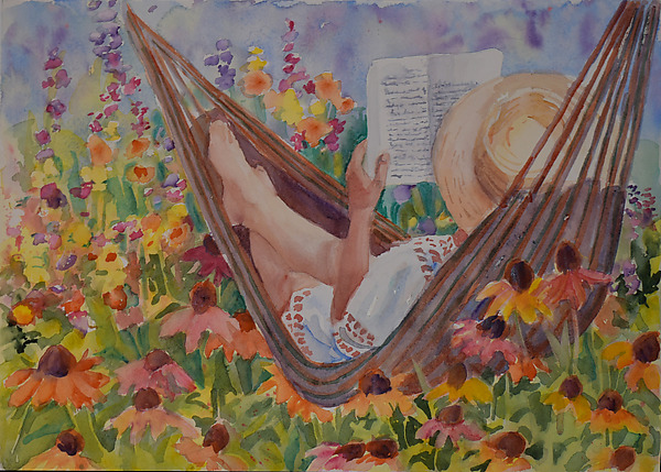 The Garden of Her Imagination by Terrece Beesley (Watercolor Painting) | Artful Home The Garden of Her Imagination by Terrece Beesley (Watercolor Painting) | Artful Home