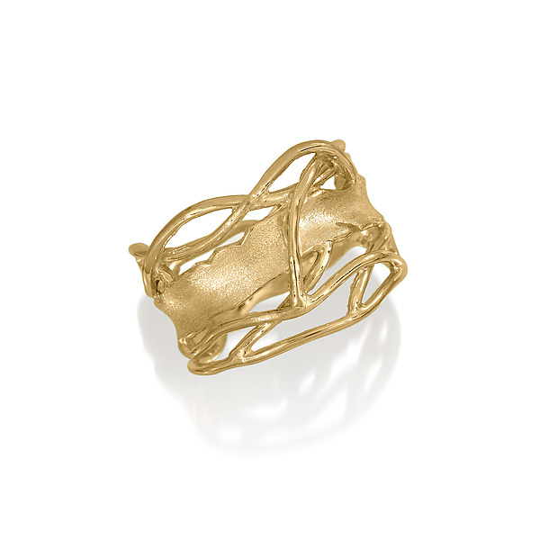 Edge Ring by Suzanne Q Evon (Gold & Silver Rings) | Artful Home Edge Ring by Suzanne Q Evon (Gold & Silver Rings) | Artful Home
