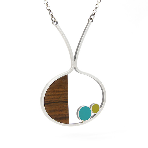 Nest Oval Necklace by Matthew Smith (Mixed-Media Necklace) | Artful Home Nest Oval Necklace by Matthew Smith (Mixed-Media Necklace) | Artful Home