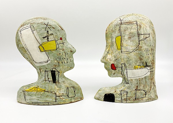 Exchange by Rebecca Zweibel (Ceramic Sculpture) | Artful Home Exchange by Rebecca Zweibel (Ceramic Sculpture) | Artful Home