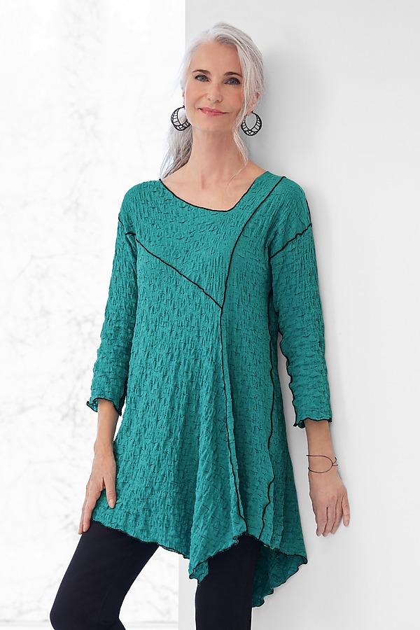 Pucker Lada Tunic by Noblu (Knit Tunic) | Artful Home Pucker Lada Tunic by Noblu (Knit Tunic) | Artful Home