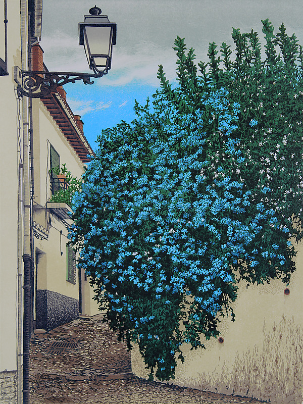 Jasmine Enchantment by William Hays (Linocut Print) | Artful Home Jasmine Enchantment by William Hays (Linocut Print) | Artful Home