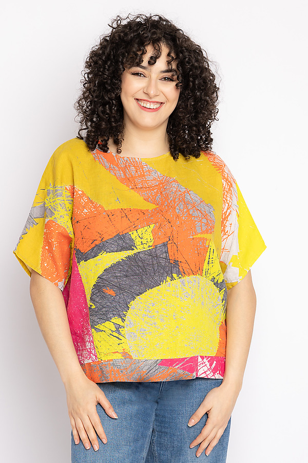 Crop Boxy by Andrea Geer (Linen Top) | Artful Home Crop Boxy by Andrea Geer (Linen Top) | Artful Home