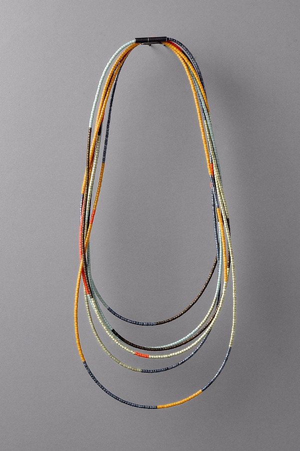 Marin Sweep Necklace by Julia Turner (Beaded Necklace) | Artful Home Marin Sweep Necklace by Julia Turner (Beaded Necklace) | Artful Home