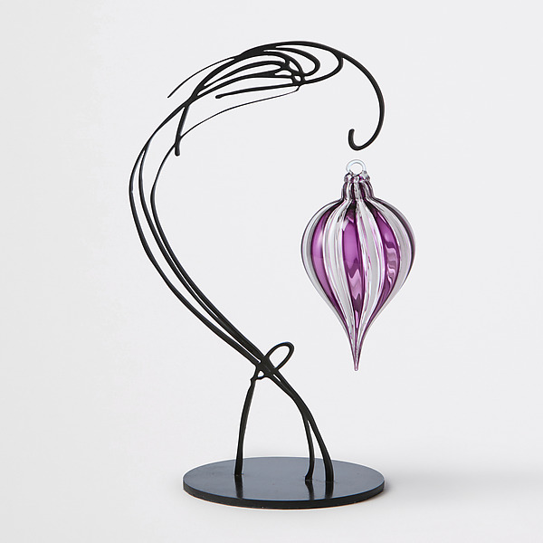 Above the Curve Ornament Stand by Paul Arsenault (Metal Ornament Display Stand) | Artful Home Above the Curve Ornament Stand by Paul Arsenault (Metal Ornament Display Stand) | Artful Home