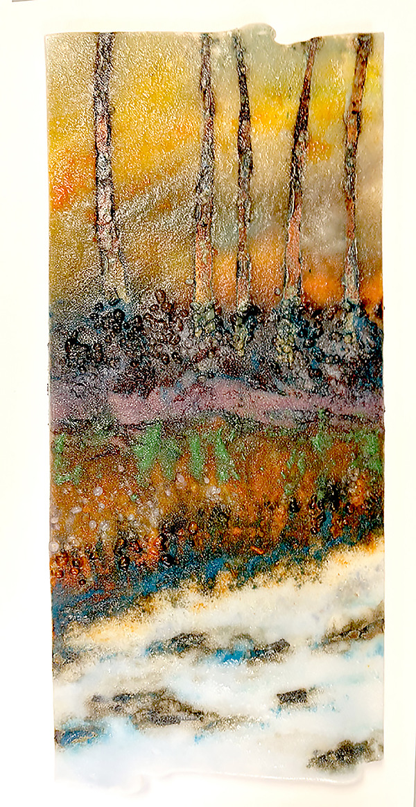 Winter Impressions by Anne Nye (Art Glass Wall Sculpture) | Artful Home Winter Impressions by Anne Nye (Art Glass Wall Sculpture) | Artful Home