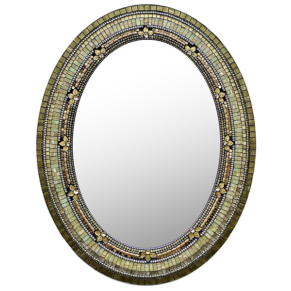Golden Meadow by Angie Heinrich (Mosaic Mirror) | Artful Home Golden Meadow by Angie Heinrich (Mosaic Mirror) | Artful Home