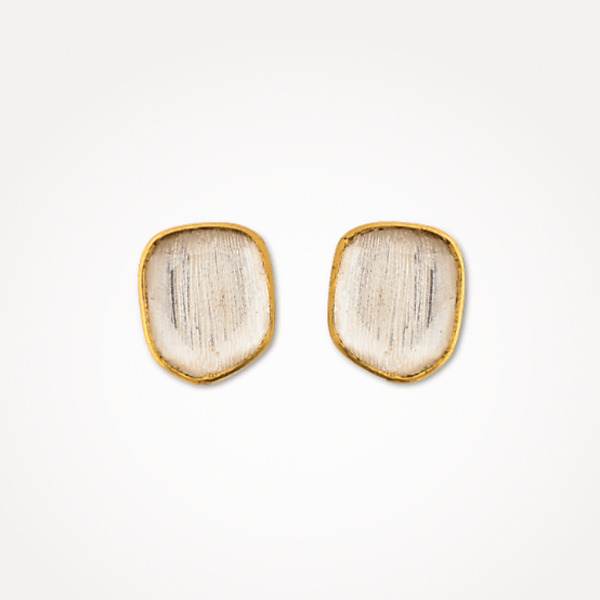Miro Stud Earrings by Priya Himatsingka (Gold & Stone Earrings) | Artful Home Miro Stud Earrings by Priya Himatsingka (Gold & Stone Earrings) | Artful Home