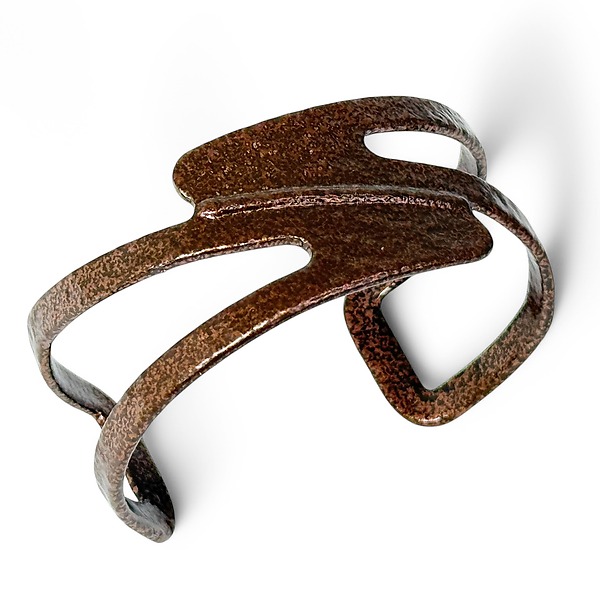 Overlapping Cutout Cuff by Erica Zap (Metal Bracelet) | Artful Home Overlapping Cutout Cuff by Erica Zap (Metal Bracelet) | Artful Home
