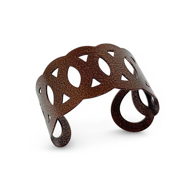 Interlocking Circles Bracelet by Erica Zap (Metal Bracelet) | Artful Home Interlocking Circles Bracelet by Erica Zap (Metal Bracelet) | Artful Home