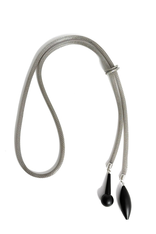 Mesh Bolo Necklace by Erica Zap (Metal Necklace) | Artful Home Mesh Bolo Necklace by Erica Zap (Metal Necklace) | Artful Home