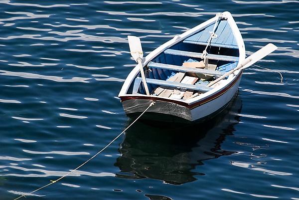 Rowboat by Cindy A. Stephens (Color Photograph) | Artful Home Rowboat by Cindy A. Stephens (Color Photograph) | Artful Home
