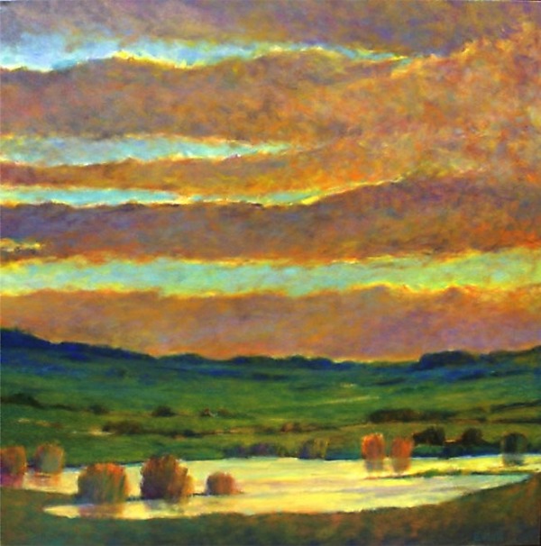 Heart Shaped Pond by Ken Elliott (Giclee Print) | Artful Home Heart Shaped Pond by Ken Elliott (Giclee Print) | Artful Home