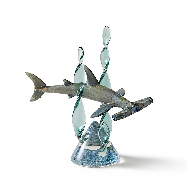 Hammerhead Shark by Bryan Randa (Art Glass Sculpture) | Artful Home Hammerhead Shark by Bryan Randa (Art Glass Sculpture) | Artful Home