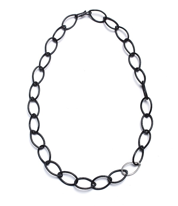 Ruth Necklace by Megan Auman (Silver & Steel Necklace) | Artful Home Ruth Necklace by Megan Auman (Silver & Steel Necklace) | Artful Home