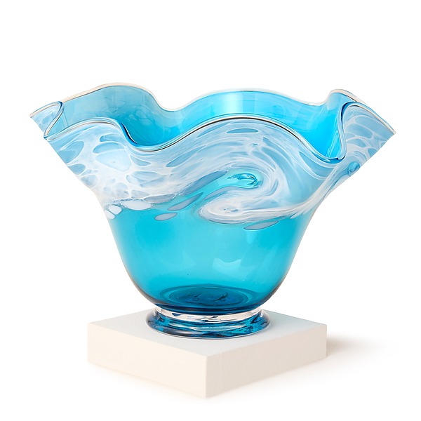 Ocean Series Bowl by Treg Silkwood (Art Glass Vessel) | Artful Home Ocean Series Bowl by Treg Silkwood (Art Glass Vessel) | Artful Home