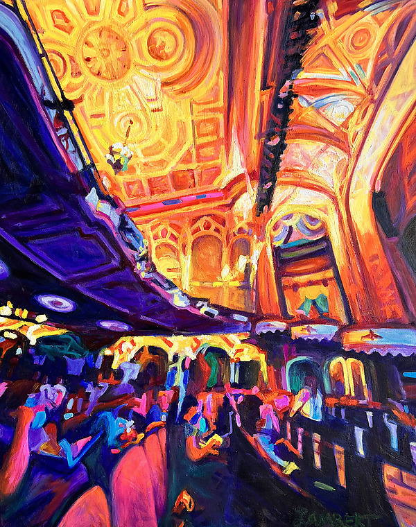 The Orpheum by Bonnie Lambert (Oil Painting) | Artful Home The Orpheum by Bonnie Lambert (Oil Painting) | Artful Home