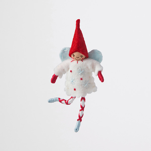 Suzy Snowflake Ornament by Nicole Golden (Fiber Ornament) | Artful Home Suzy Snowflake Ornament by Nicole Golden (Fiber Ornament) | Artful Home