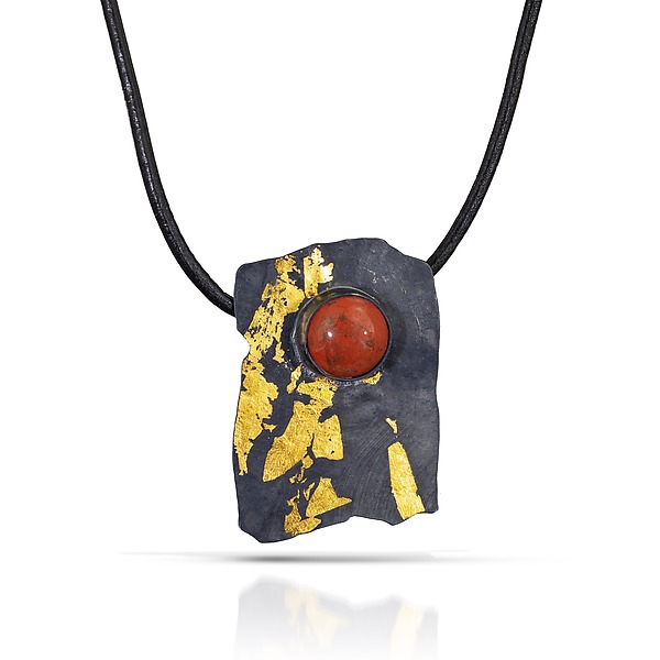 Galaxy Pendant by Marcia Meyers (Gold, Silver & Stone Necklace) | Artful Home Galaxy Pendant by Marcia Meyers (Gold, Silver & Stone Necklace) | Artful Home