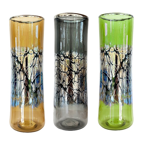 Spider Jewel Cylinder Vases by Romeo Glass (Art Glass Vase) | Artful Home Spider Jewel Cylinder Vases by Romeo Glass (Art Glass Vase) | Artful Home