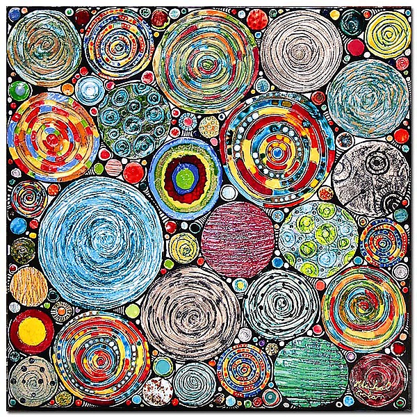 Circles 6 by Michal Golan (Ceramic Wall Sculpture) | Artful Home Circles 6 by Michal Golan (Ceramic Wall Sculpture) | Artful Home