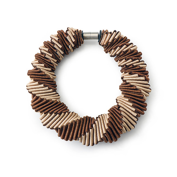 Twisted Helix Bracelet by Sophia Hu (Fiber Bracelet) | Artful Home Twisted Helix Bracelet by Sophia Hu (Fiber Bracelet) | Artful Home