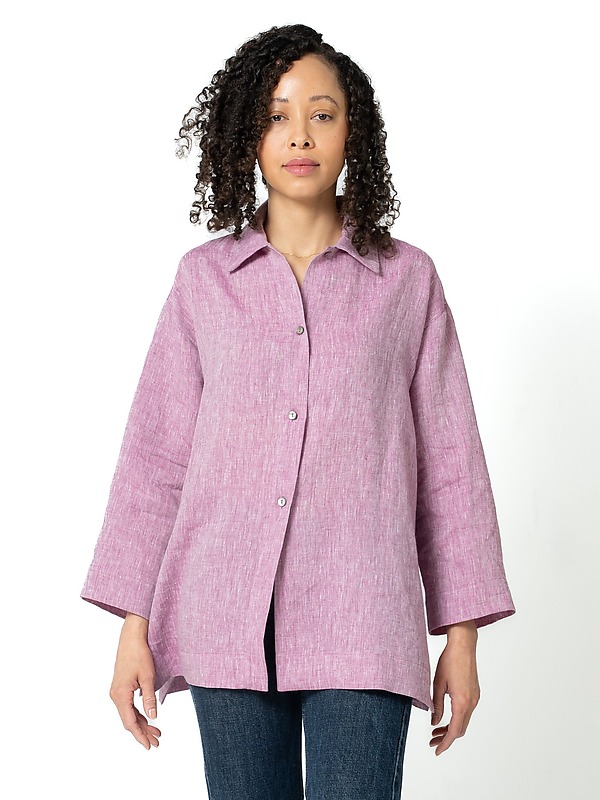 Alexandra Shirt by Go Lightly (Linen Top) | Artful Home Alexandra Shirt by Go Lightly (Linen Top) | Artful Home