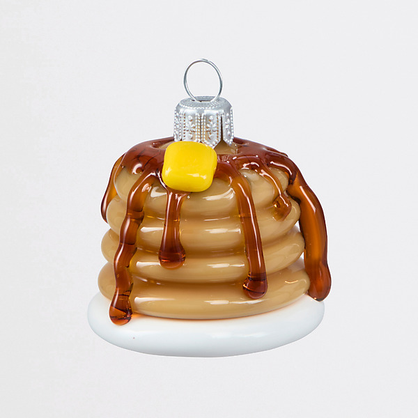 Stack of Pancakes by Sage Churchill-Foster (Art Glass Ornament) | Artful Home Stack of Pancakes by Sage Churchill-Foster (Art Glass Ornament) | Artful Home