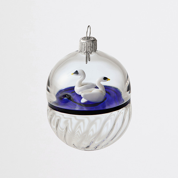 Swan Lake by Sage Churchill-Foster (Art Glass Ornament) | Artful Home Swan Lake by Sage Churchill-Foster (Art Glass Ornament) | Artful Home