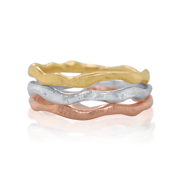Dandelion Stacking Ring by Kristen Baird (Gold Ring) | Artful Home Dandelion Stacking Ring by Kristen Baird (Gold Ring) | Artful Home