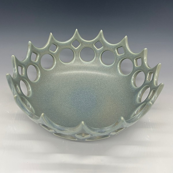 Green Crown Bowl by Lynne Meade (Ceramic Bowl) | Artful Home Green Crown Bowl by Lynne Meade (Ceramic Bowl) | Artful Home