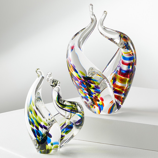 Glass Flames by Michael Trimpol and Monique LaJeunesse (Art Glass Sculpture) | Artful Home Glass Flames by Michael Trimpol and Monique LaJeunesse (Art Glass Sculpture) | Artful Home